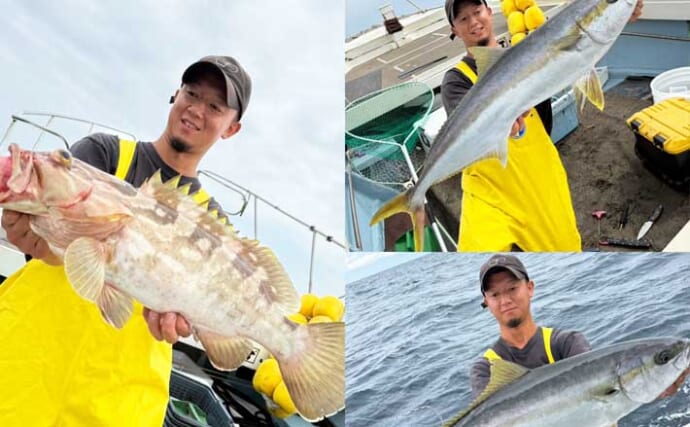 メーター超えヒラマサに高級根魚も狙える！【落とし込み釣り船釣果速報7選・福岡】