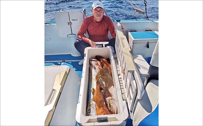 メーター超えヒラマサに高級根魚も狙える！【落とし込み釣り船釣果速報7選・福岡】