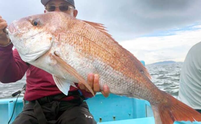 ウタセマダイ釣りで78cm頭に本命22匹！【エサ釣り船釣果速報10選・愛知】
