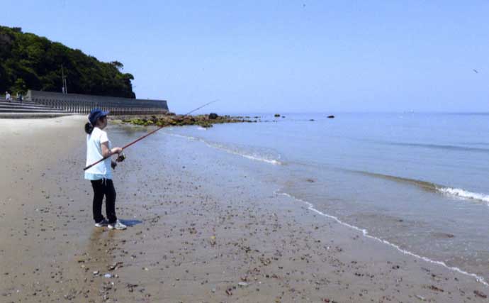 海水浴場を3カ所巡ってキス78尾を手中！ 最大27.5cmも登場【大分・国東半島】