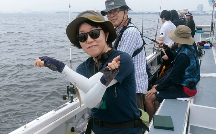 294人が参加した船シロギス釣り大会が開催【忠彦丸・東京湾】優勝サイズは26cm！