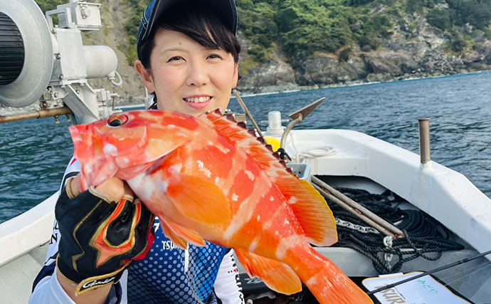 50cm超が次々ヒットする「オオモンハタ祭り」！ 40cm級アカハタも登場【大分】