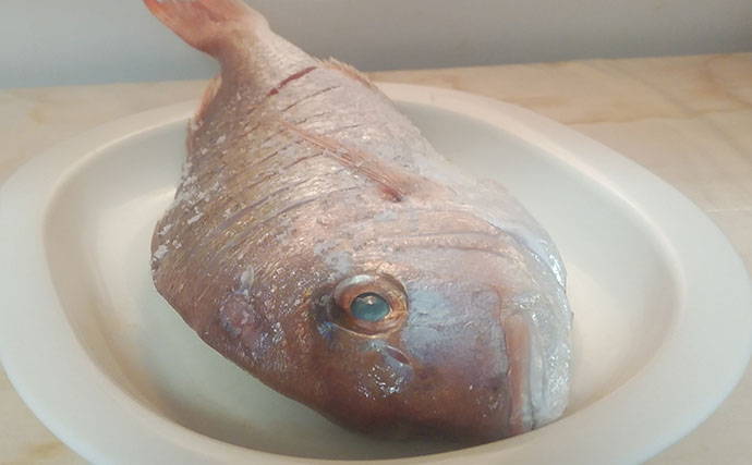釣魚で作る「秋の味覚」レシピ：小型マダイの丸干し　塩は少なめでOK