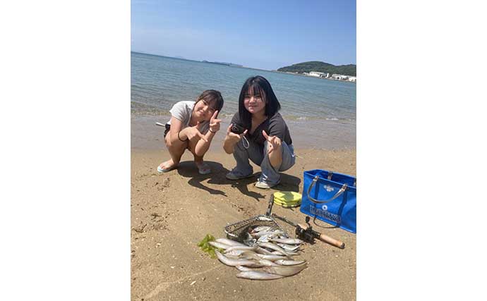 流し釣りが的中！ レンタルボート五目釣りで20cm級キスが連発【津屋崎海岸】