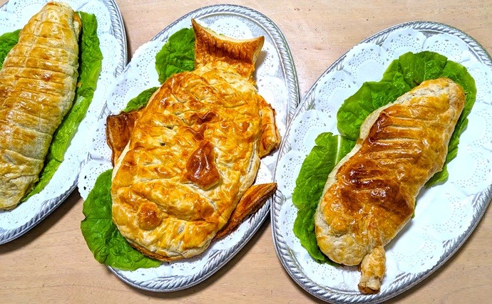 「シーバス VS サワラ VS サーモン」　秋の釣魚でパイ包み焼きしたら超絶旨かった