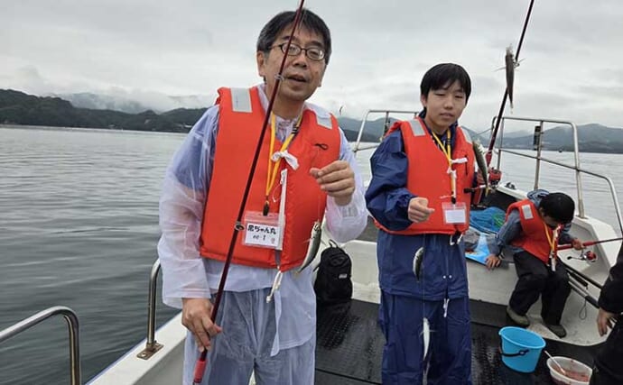 釣り未経験の子どもたちが「船釣り」に挑戦！ アジにソウダガツオにマダイも登場【三重】