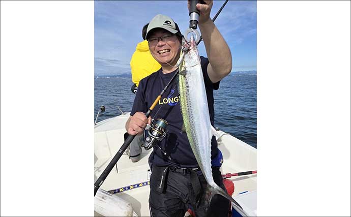 ボイルを「水面直下の速巻き」で直撃！ ダブルヒットも飛び出し船中サワラ10匹【伊勢湾】