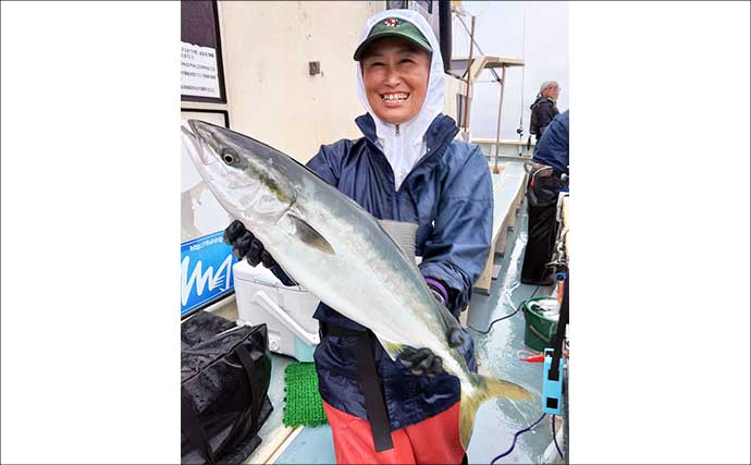 青物の強烈な引きで「ハリス切れ続出！」　10号ハリスでワラサ連発＆良型根魚も登場【茅ヶ崎沖】