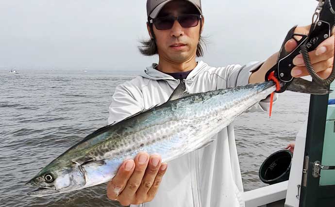 東京湾のサワラ釣りは「重いジグ」が有利？ 50〜60gのブレードジグで良型連発！