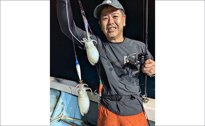 ゲストに「シリヤケイカ」釣れてます！　「船釣りに行きたくなる」写真4選【九州】