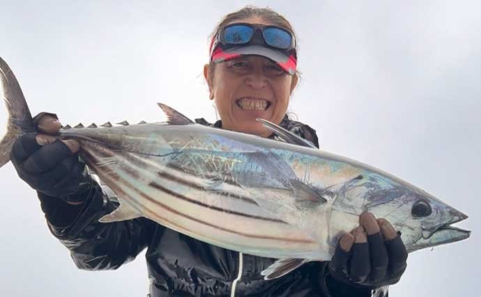 相模湾で「デカカツオ」爆釣！【洋征丸】7.5kg頭に15本を仕留めた釣り方を名手が徹底解説