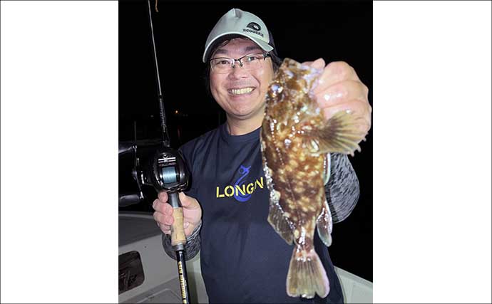 仲間はキジハタ「怒とうの6連発」も自分はカサゴのみ　後日リベンジで40cm良型をキャッチ