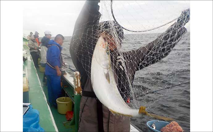 台風通過後の食い渋りを攻略！ 4kg超ワラサに高級魚シマアジも登場【瀬戸丸・神奈川】