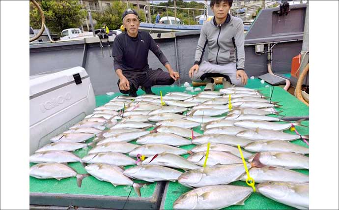 エサ付き好調で大型のヒラマサも浮上！【落とし込み最新釣果情報11選・福岡】