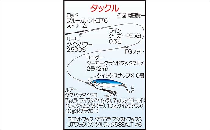 メタルジグを「ただ巻くだけ」でメッキ15尾！ 連続ヒットを生んだ攻略法とは？【大分・番匠川】