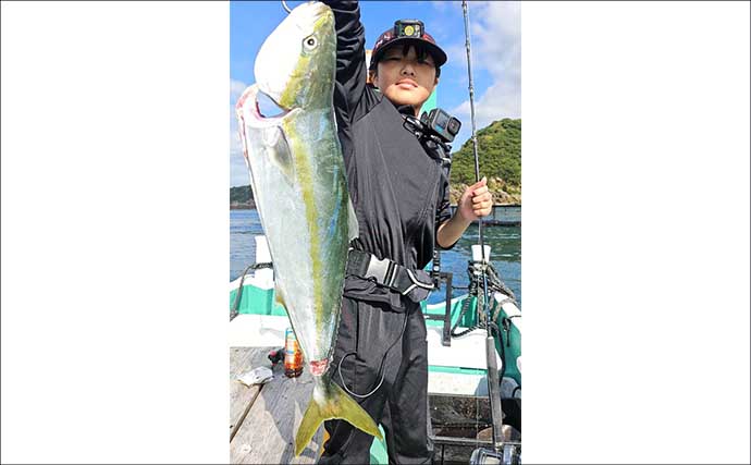 串本のカセ釣りで「親子でワラサ3匹」をキャッチ！　シオや大型エイも登場【和歌山】