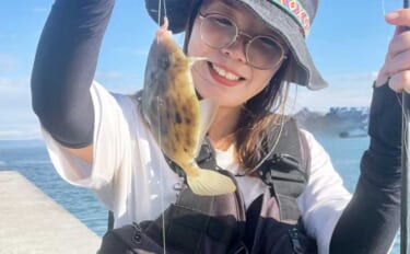 堤防カワハギ釣りでまさかの2連掛けに大興奮！【天草】細かくポイントをランガンしてGET