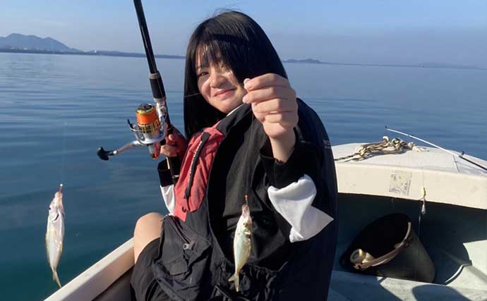 流し釣りが的中！ レンタルボート五目釣りで20cm級キスが連発【津屋崎海岸】