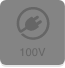 100V
